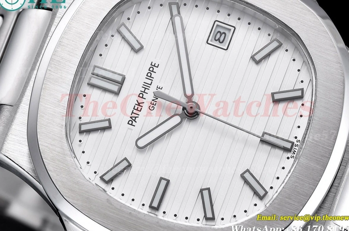 SS MY8215 Nautilus 5711 40mm SS GDF Dial White 0123